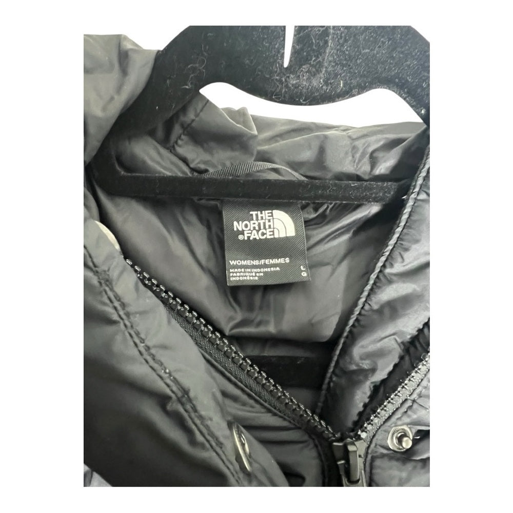 The North Face Women's Gray Belted Puffer Jacket - Winter Warm - Causal Size M