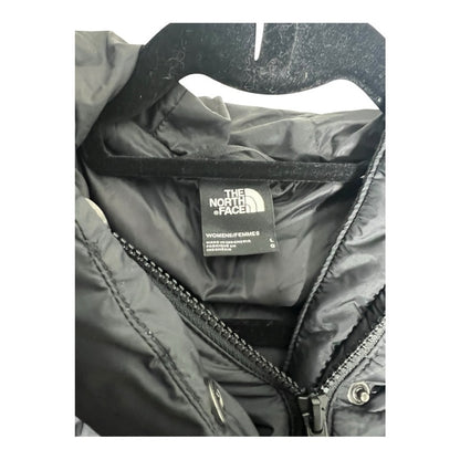 The North Face Women's Gray Belted Puffer Jacket - Winter Warm - Causal Size M