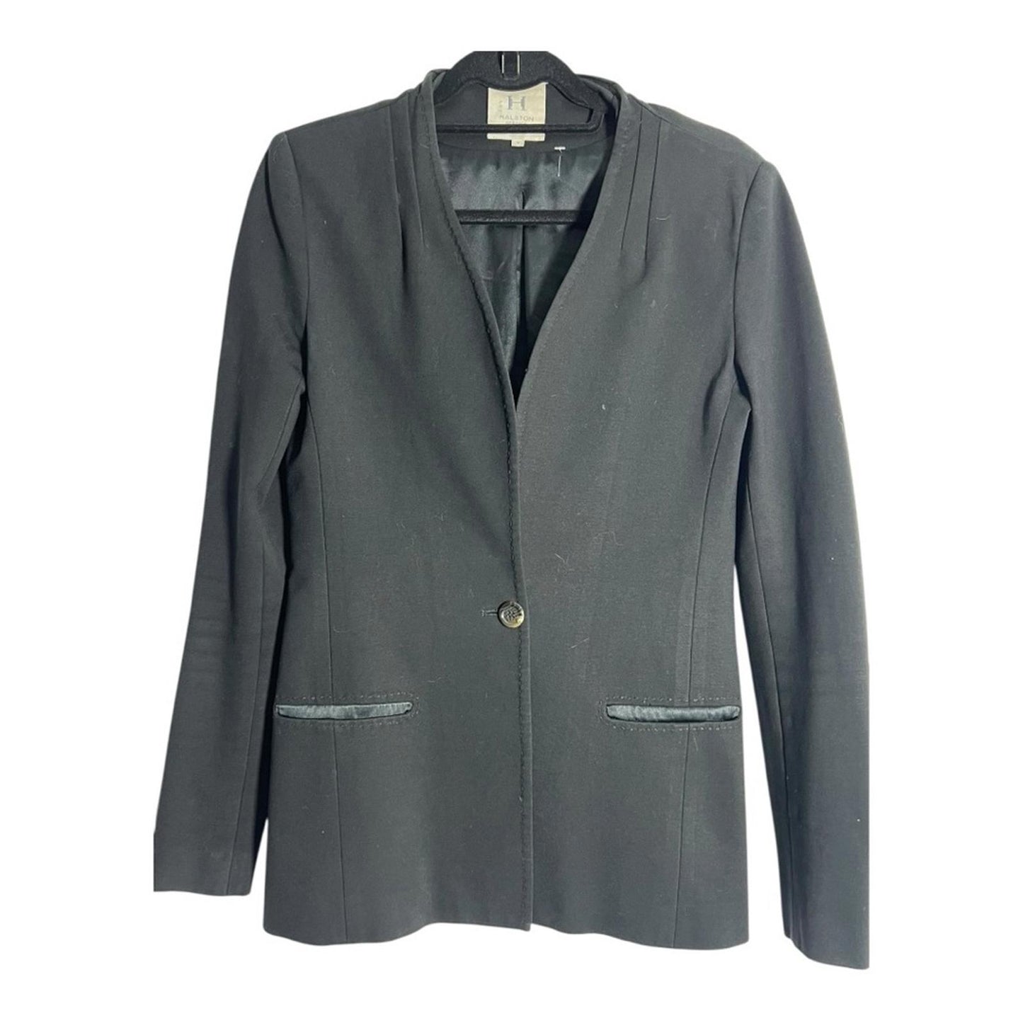 Halston Heritage Classic Black Blazer