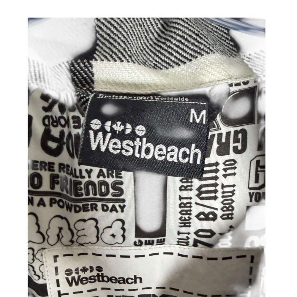 Westbeach - Ski Jacket - Black and White - Casual Streetwear - Size Medium