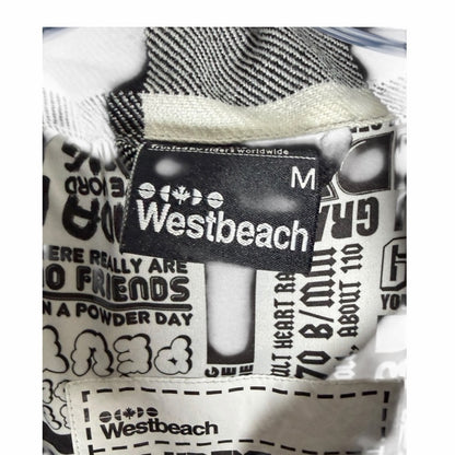 Westbeach - Ski Jacket - Black and White - Casual Streetwear - Size Medium