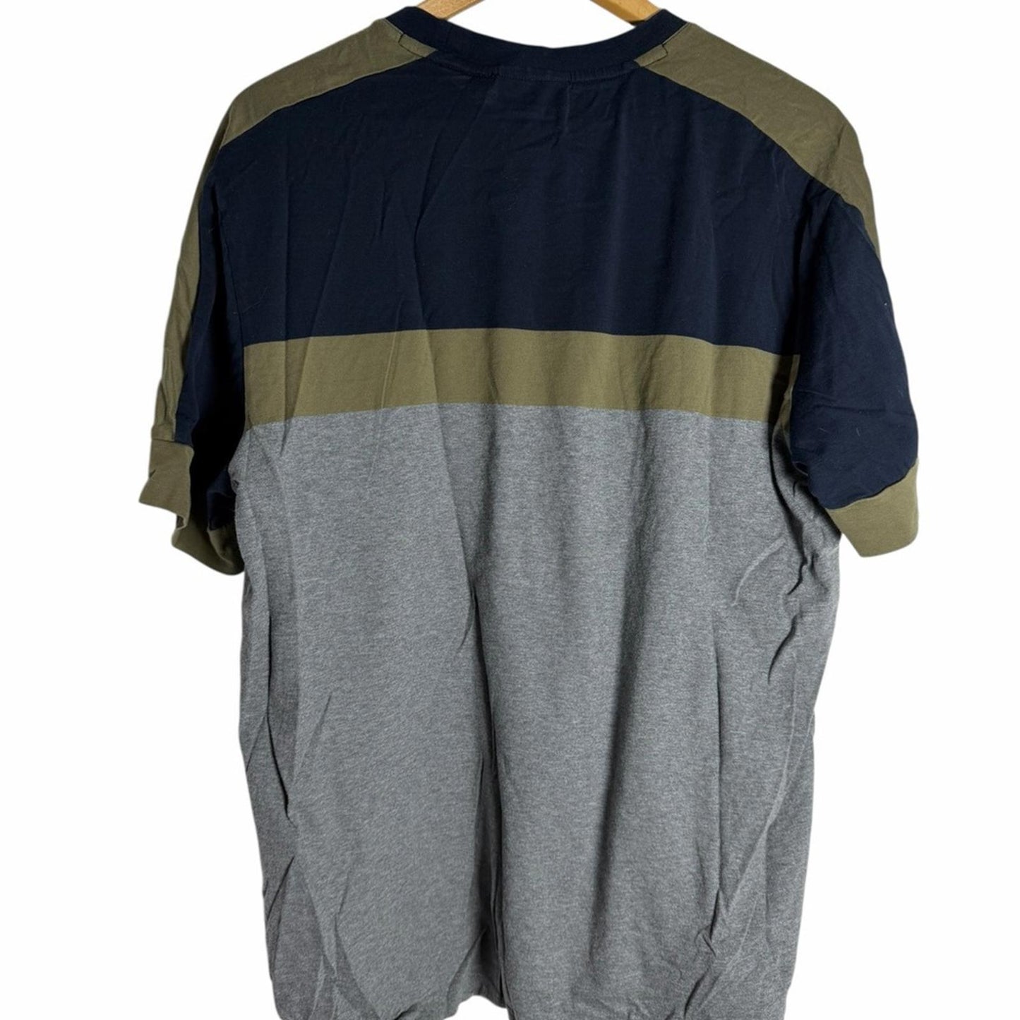 HUGO Navy and Olive Casual Tee