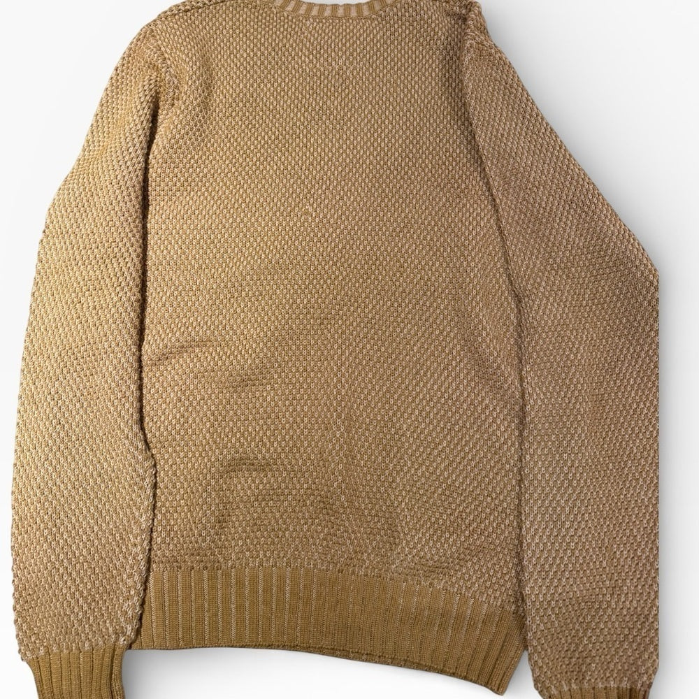 Kangol Men's Camel Crewneck Sweater