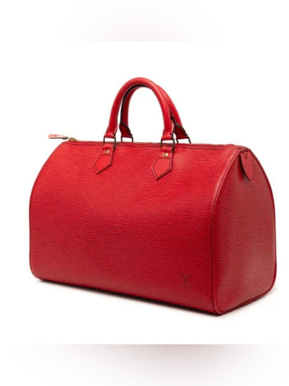 Louis Vuitton Red Epi Leather Tote