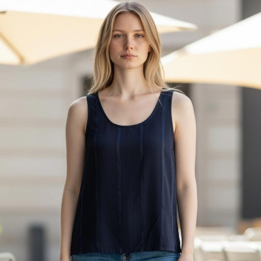 Yves Saint Laurent Dark Blue Women's Tank Top