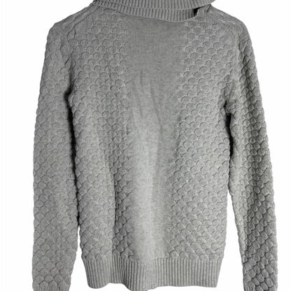 Armani Exchange Women's Gray Textured Cowl Sweater - Small