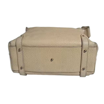 Dolce & Gabbana Cream Leather Women's Bag
