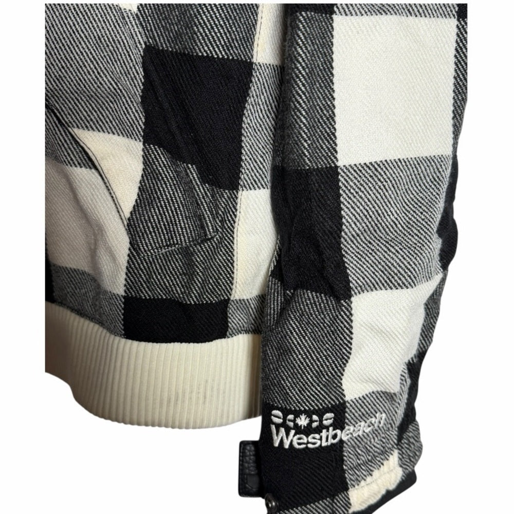 Westbeach - Ski Jacket - Black and White - Casual Streetwear - Size Medium