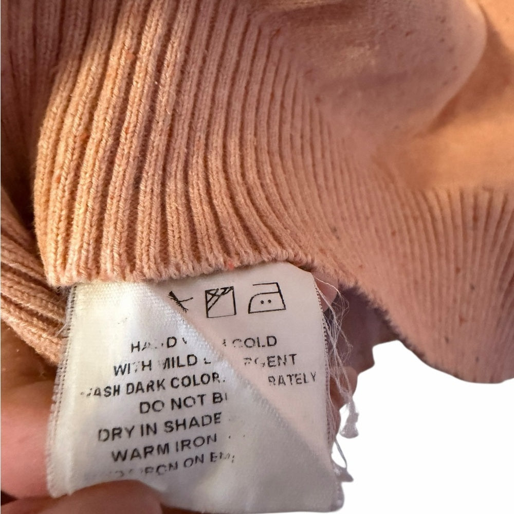 Figs Women's Tan Sweater with Black Stars - casual - Size M