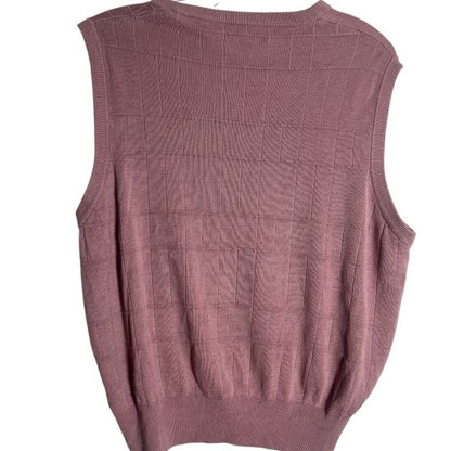 Alan Flusser V-Neck Mauve Sweater Vest