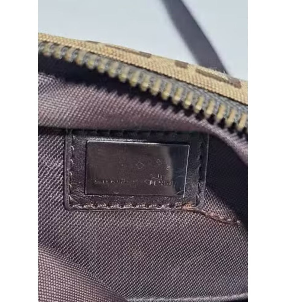Fendi Tan and Black Crossbody Bag