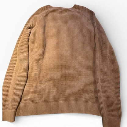 Selected Homme - Men's Cozy Brown Crewneck Sweater - Casual - Size L