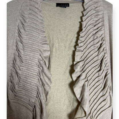 Line  - Designer Chic Light Gray Women's Cardigan - Size M