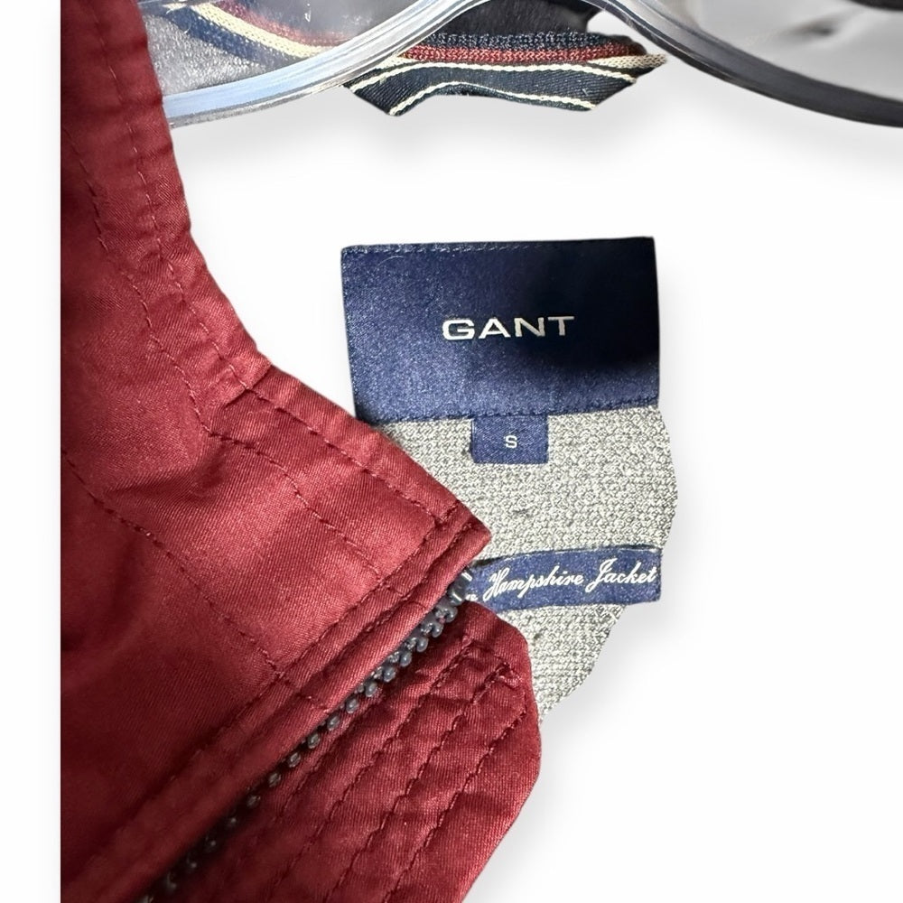 GANT Men's Maroon Jacket - Date Night - Sporty - Size S