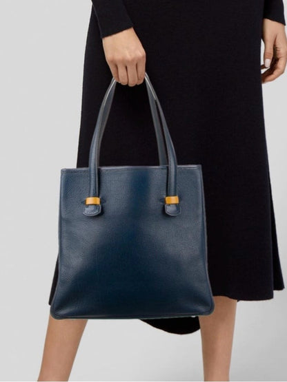 Hermes Galop Tote with Yellow Accents - Authenticated