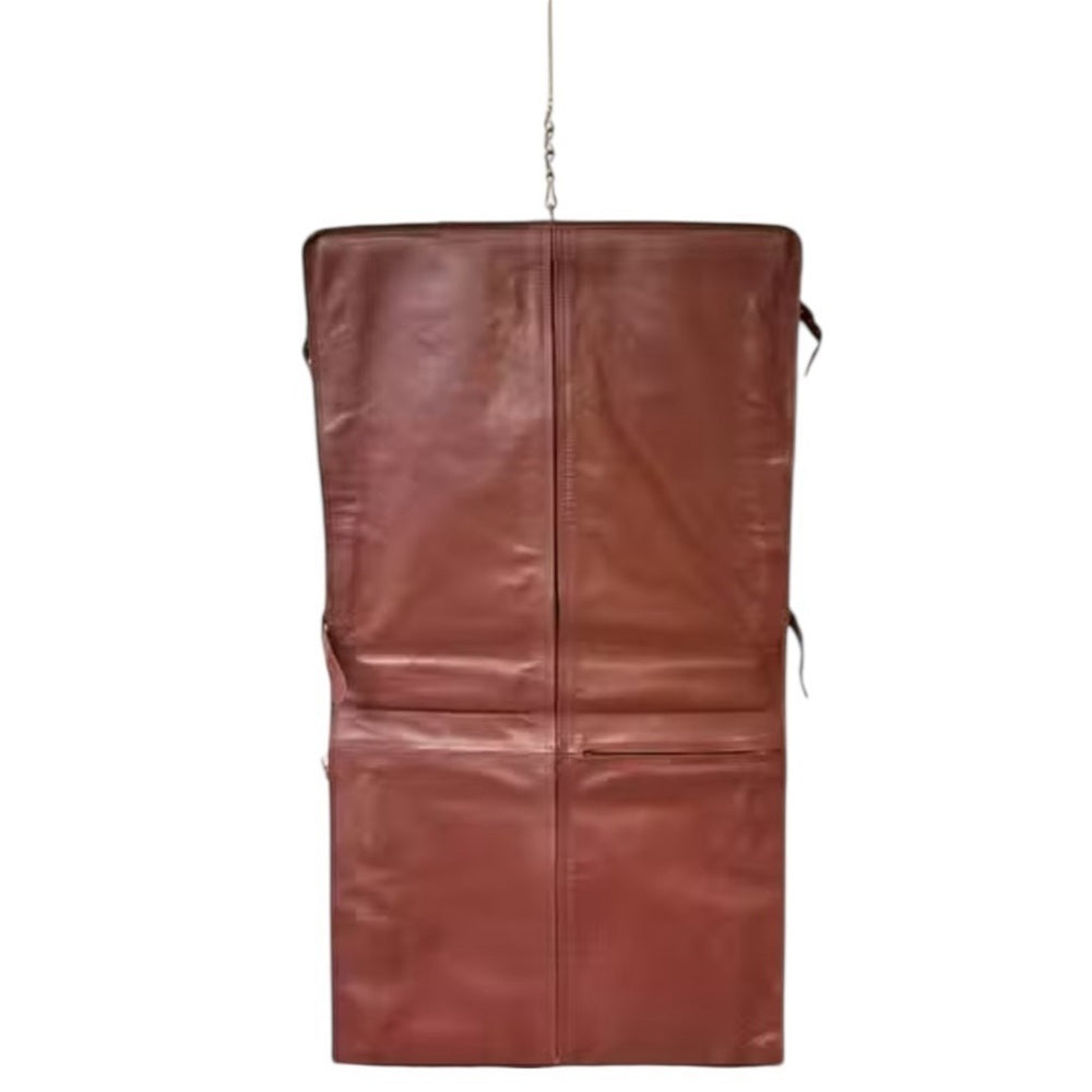 Cartier Rich Brown Leather Travel Bag