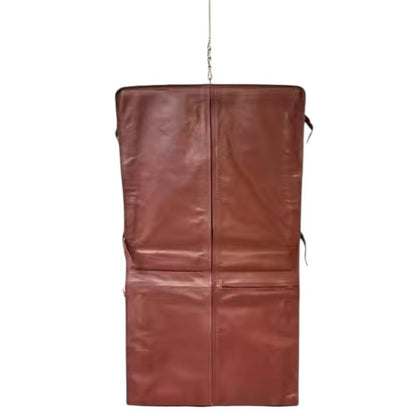 Cartier Rich Brown Leather Travel Bag