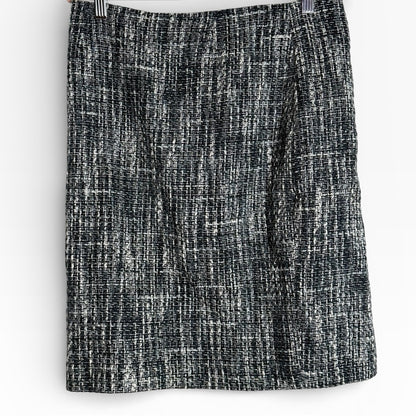 Brooks Brothers Black and White Pencil Skirt - Office Workwear - Size 10