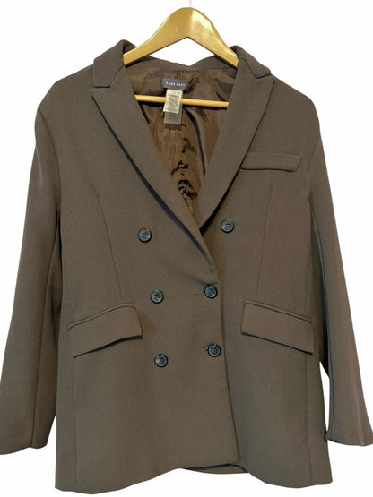 Sans Souci Brown Double-Breasted Blazer