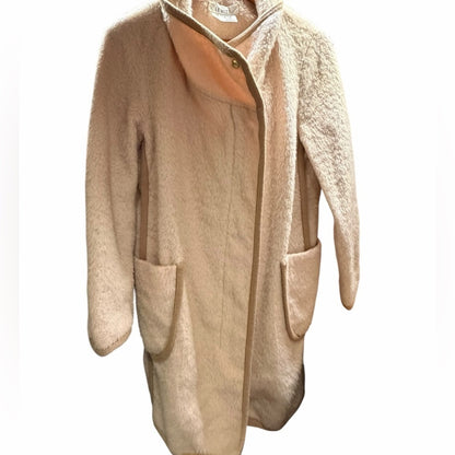 Lewit Beige Jacket for Women - Wool/Alpaca - Elevated Streetwear - Size S