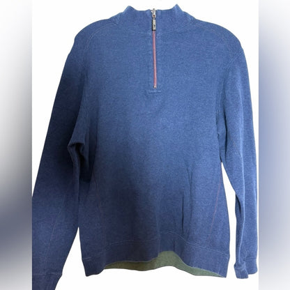 Tommy Bahama Navy Pullover Sweater - Causal - Size M