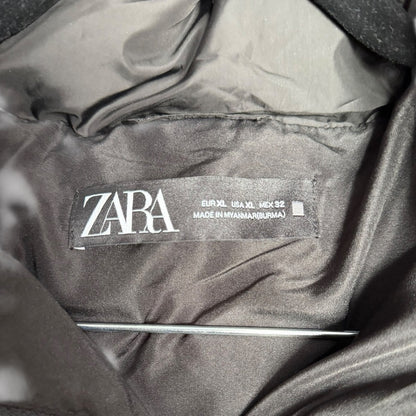 Zara Black Quilted Vest