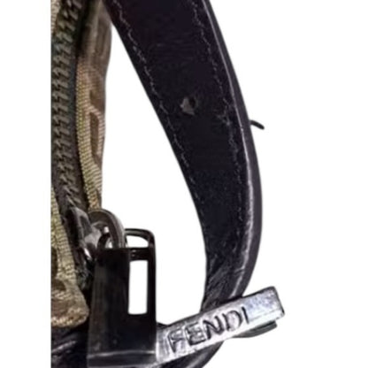 Fendi Tan and Black Crossbody Bag