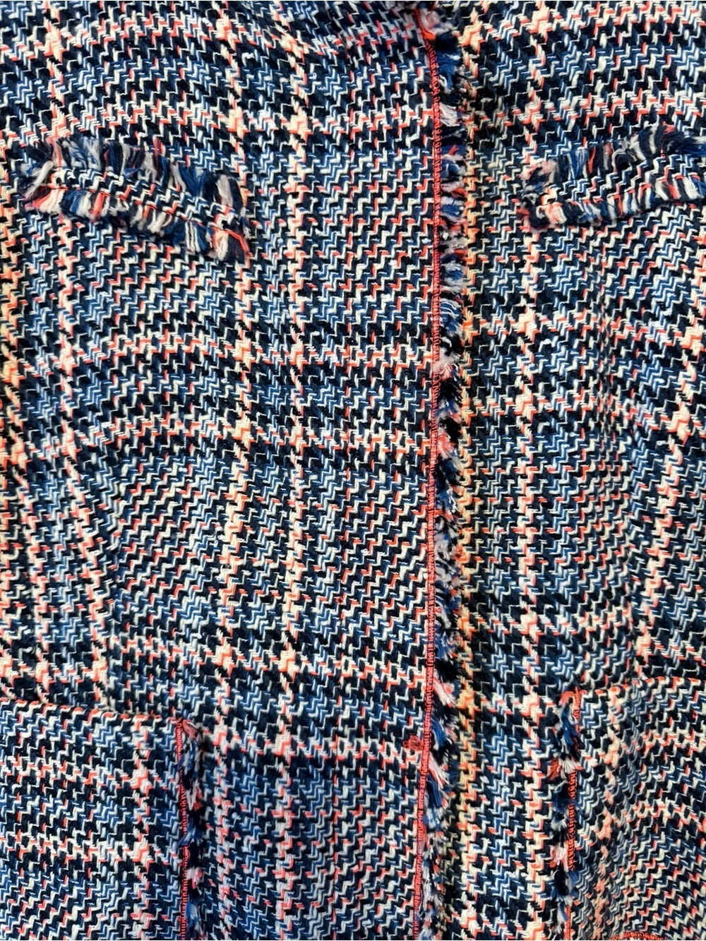 Gerry Weber Pink and Navy Tweed Jacket