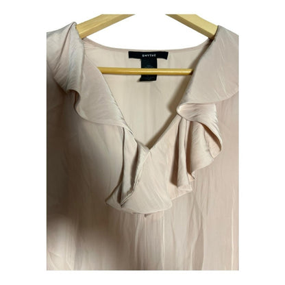 Smythe Light Pink Ruffle Blouse