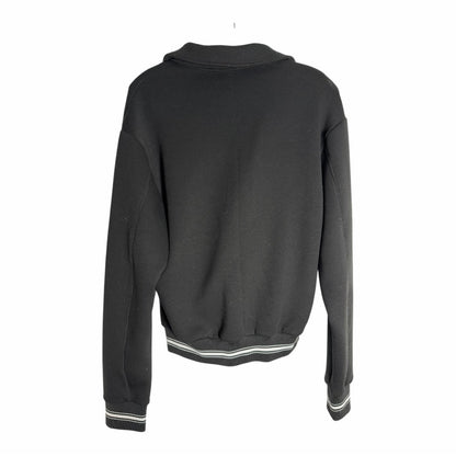 The Kooples Black Bomber Jacket - Casual- Sporty - Size M - Reg. $395