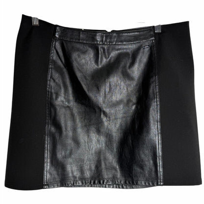 Armani Exchange Black Mini Skirt
