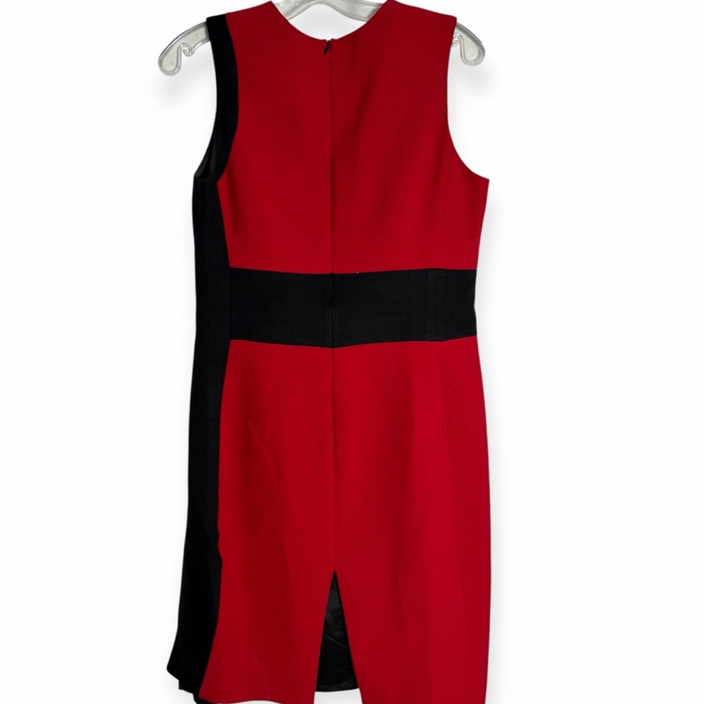 Iris Setlakwe Red and Black Midi Dress