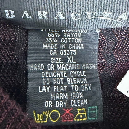 Baracuta Burgundy Crewneck Sweater