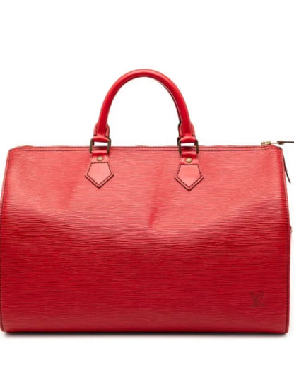 Louis Vuitton Red Epi Leather Tote
