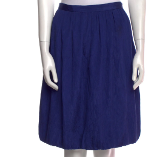 Giorgio Armani Silk Knee Length Skirt