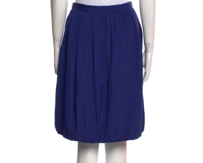 Giorgio Armani Silk Knee Length Skirt