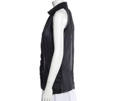 Givenchy Sleeveless Button-Up Top