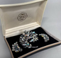 Sherman Rhinestone Brooch & Earrings - Signed
