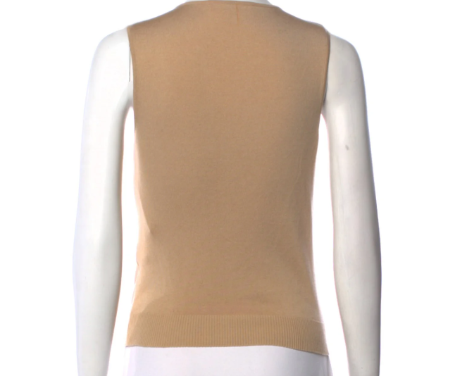 Valentino V-Neck Sleeveless Top