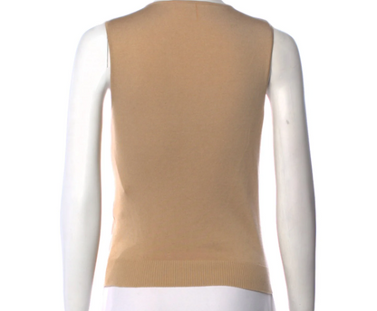 Valentino V-Neck Sleeveless Top