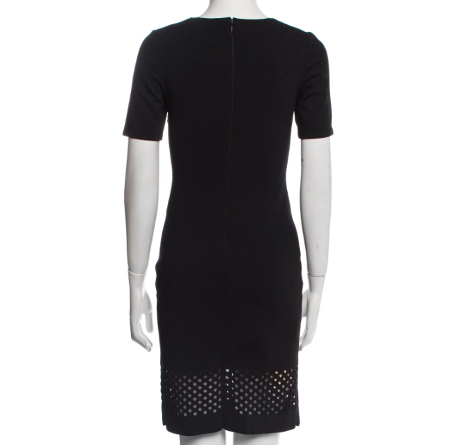Fendi Scoop Neck Mini Dress