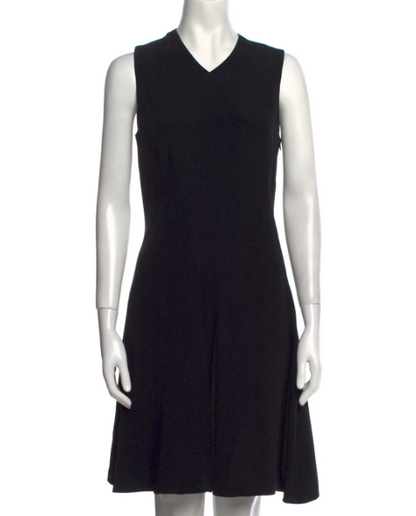 Giorgio Armani V-Neck Knee Length Dress