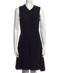 Giorgio Armani V-Neck Knee Length Dress