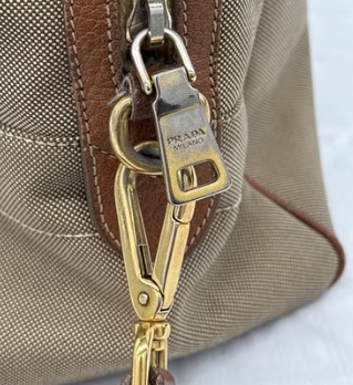 Prada Jacquard Leather Handbag