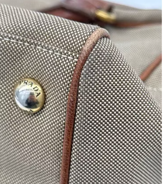 Prada Jacquard Leather Handbag