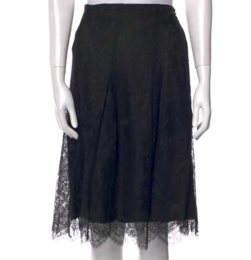 Burberry London Lace Knee Length Skirt