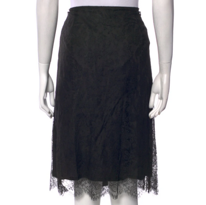 Burberry London Lace Knee Length Skirt