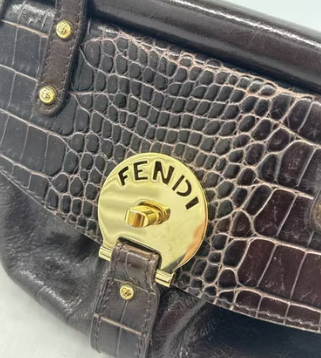 Fendi Italian Leather Handbag