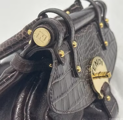 Fendi Italian Leather Handbag