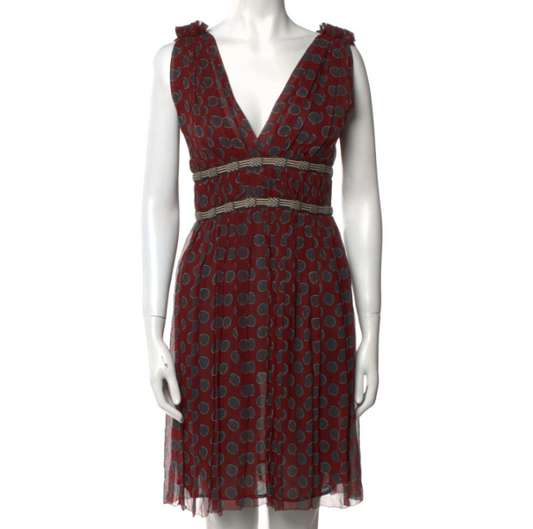 Isabel Marant Silk Knee Length Dress